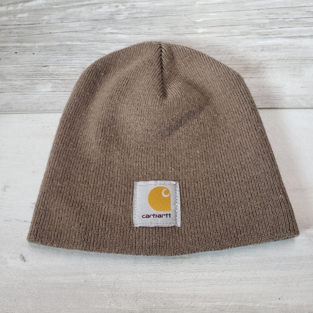 Carhartt Beanie Brown Unisex One Size Fits All